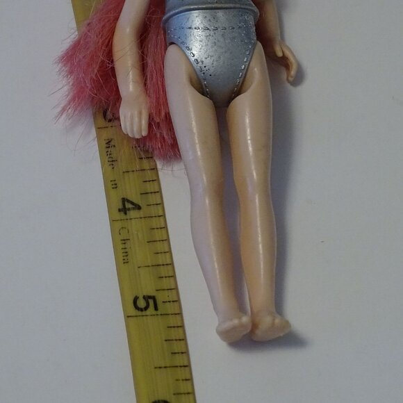 Barbie Rock N Royals Chelsea Doll Pink Hair Silver Outfit Mattel 2014 5.5 in - Picture 5 of 5